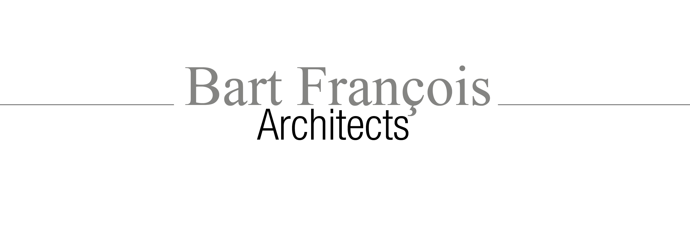 ARCHITECTENBUREAU  BART  FRANCOIS