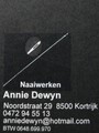 Dewyn Annie, naaiwerken