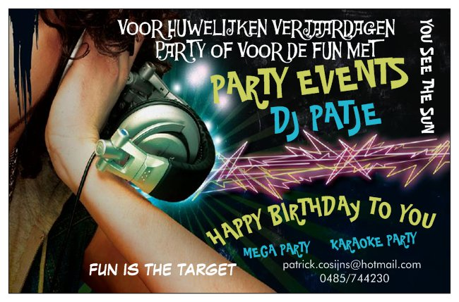 DJ Patje  Party Events